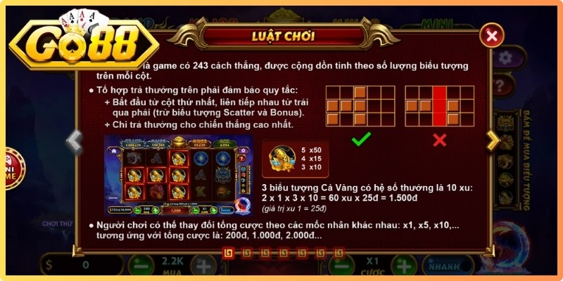 Quy trình tham gia 4 Thần Thú Go88 đơn giản, dễ thao tác