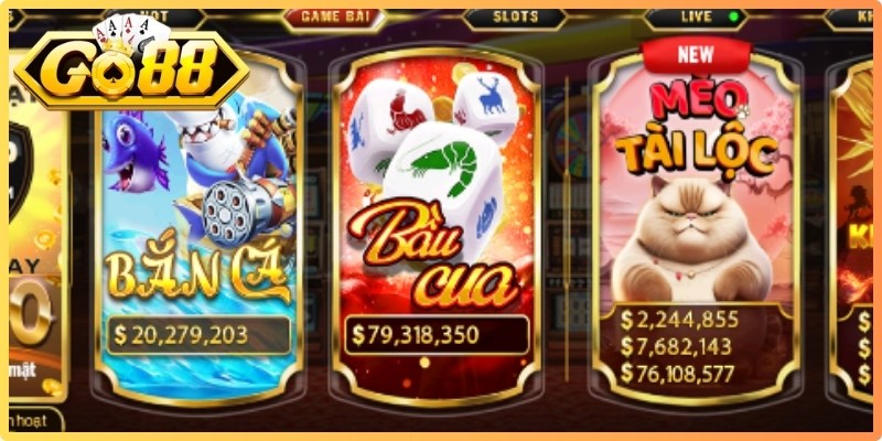 Bầu Cua Go88 là phiên bản trực tuyến hiện đại của loại hình giải trí truyền thống