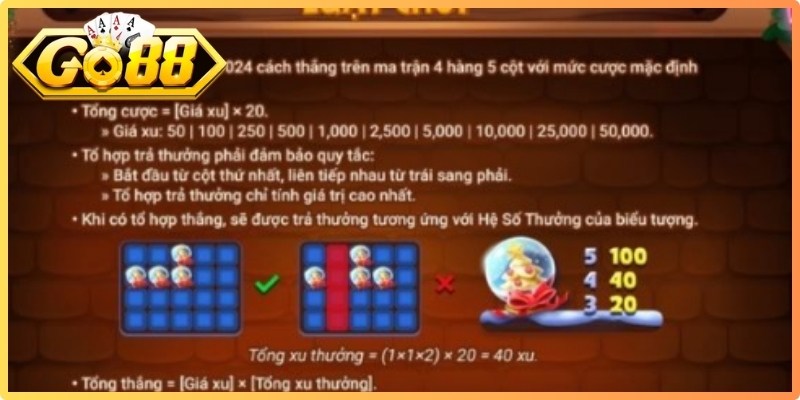 Santan Hậu Đậu Go88 - Game Nổ Hũ Noel Nhận Thưởng Lớn 2 Khám phá luật chơi cốt lõi của game Santan Hậu Đậu